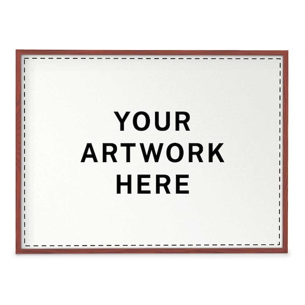 Drop-In Shadowbox, 18"x24", Light Oak/Coba